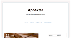 Desktop Screenshot of apbaxter.com