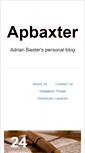Mobile Screenshot of apbaxter.com