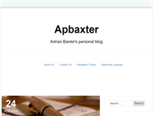 Tablet Screenshot of apbaxter.com